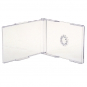 Cajas cd card, transparente cristal