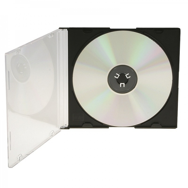 Pack Caja CD Slim Bandeja Negra desde 25 un. – TDVChile