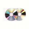 Bandeja smart para 2 discos para caja cd jewel box, transparente
